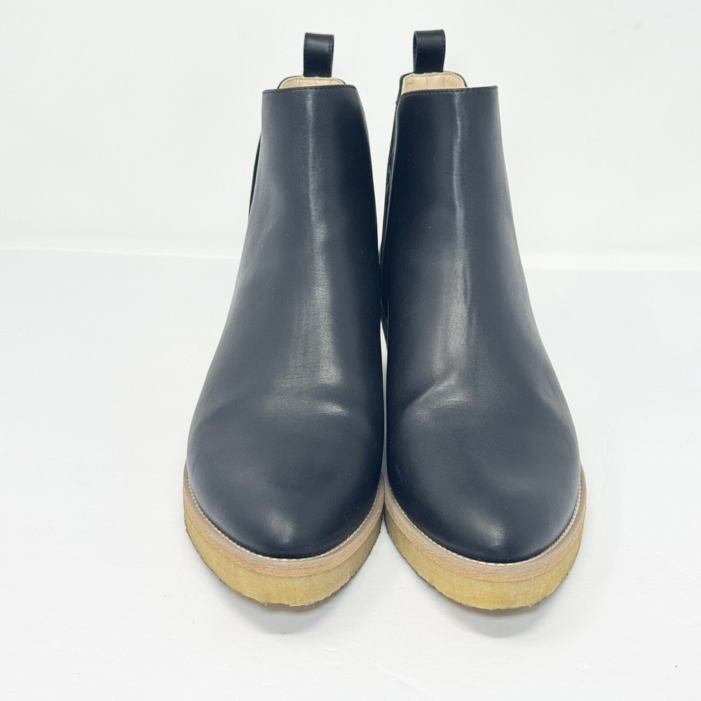 Sydney Brown Crepe Ankle Boot Black EU Size 39 / US Size 9 - Picture 3 of 13
